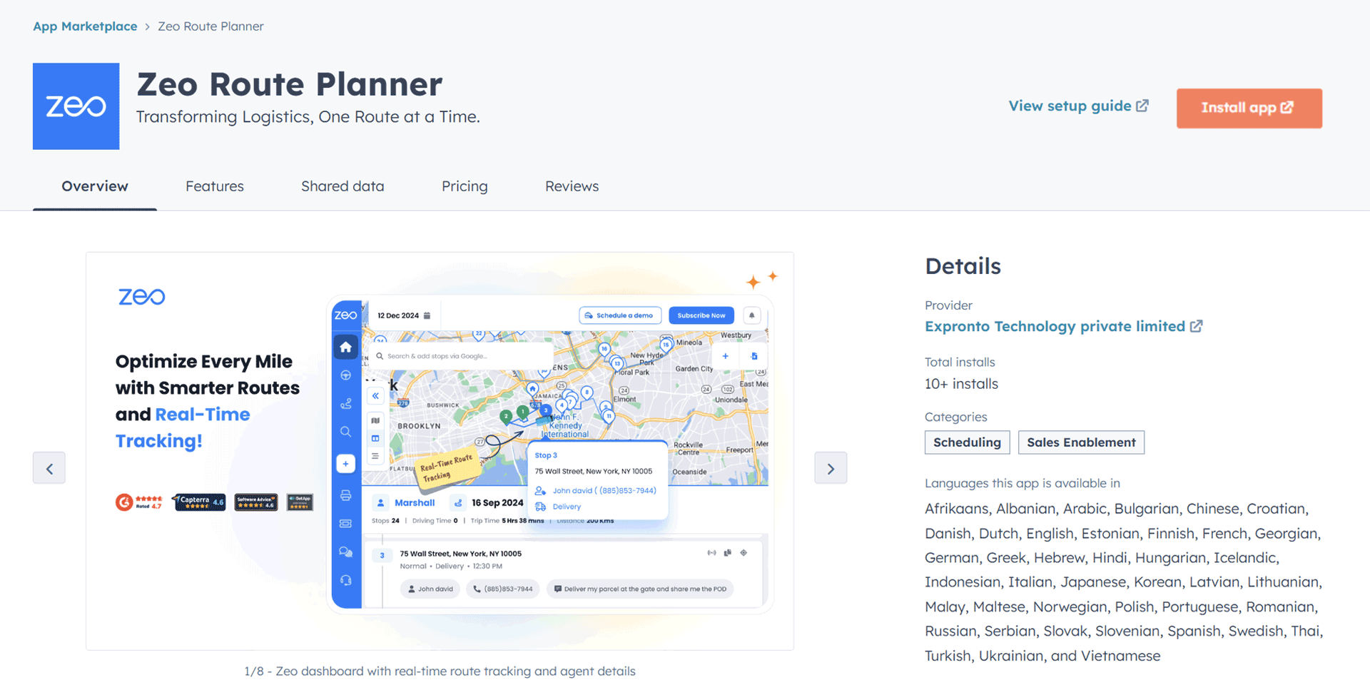 03a Anim, Zeo Planificador de rutas