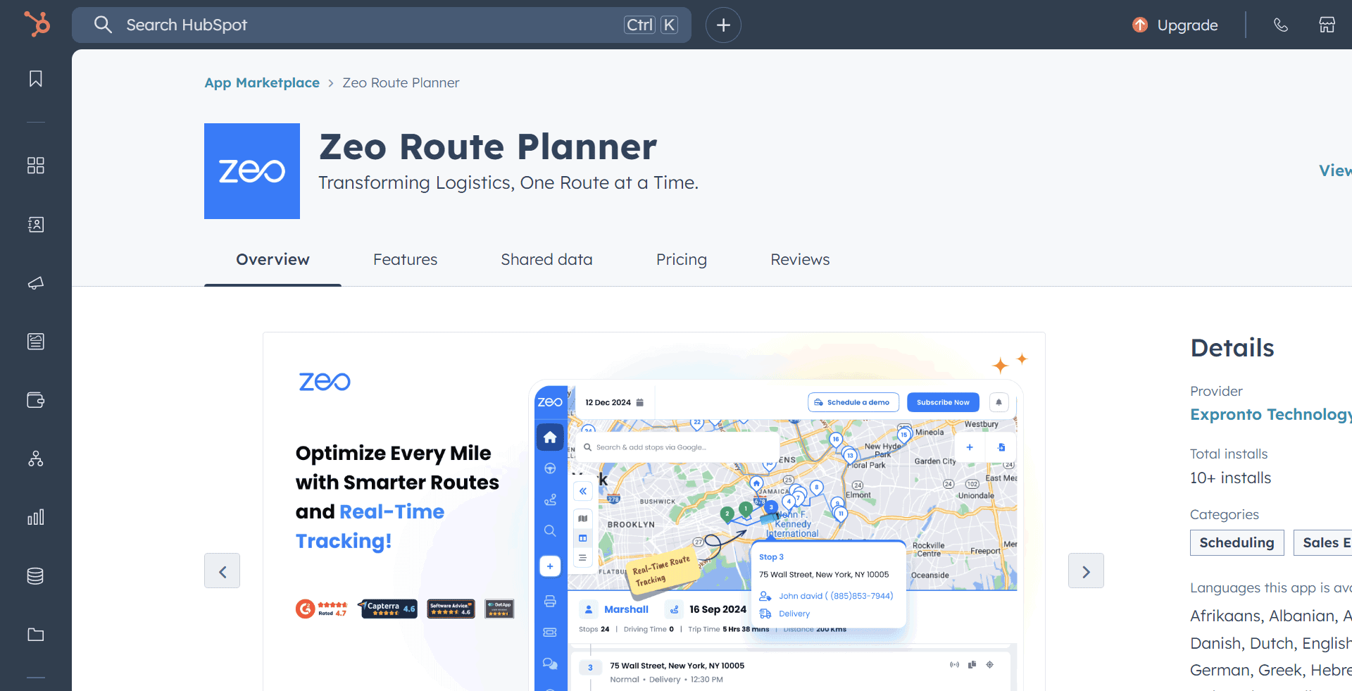 06 Anim, Zeo Planificador de rutas