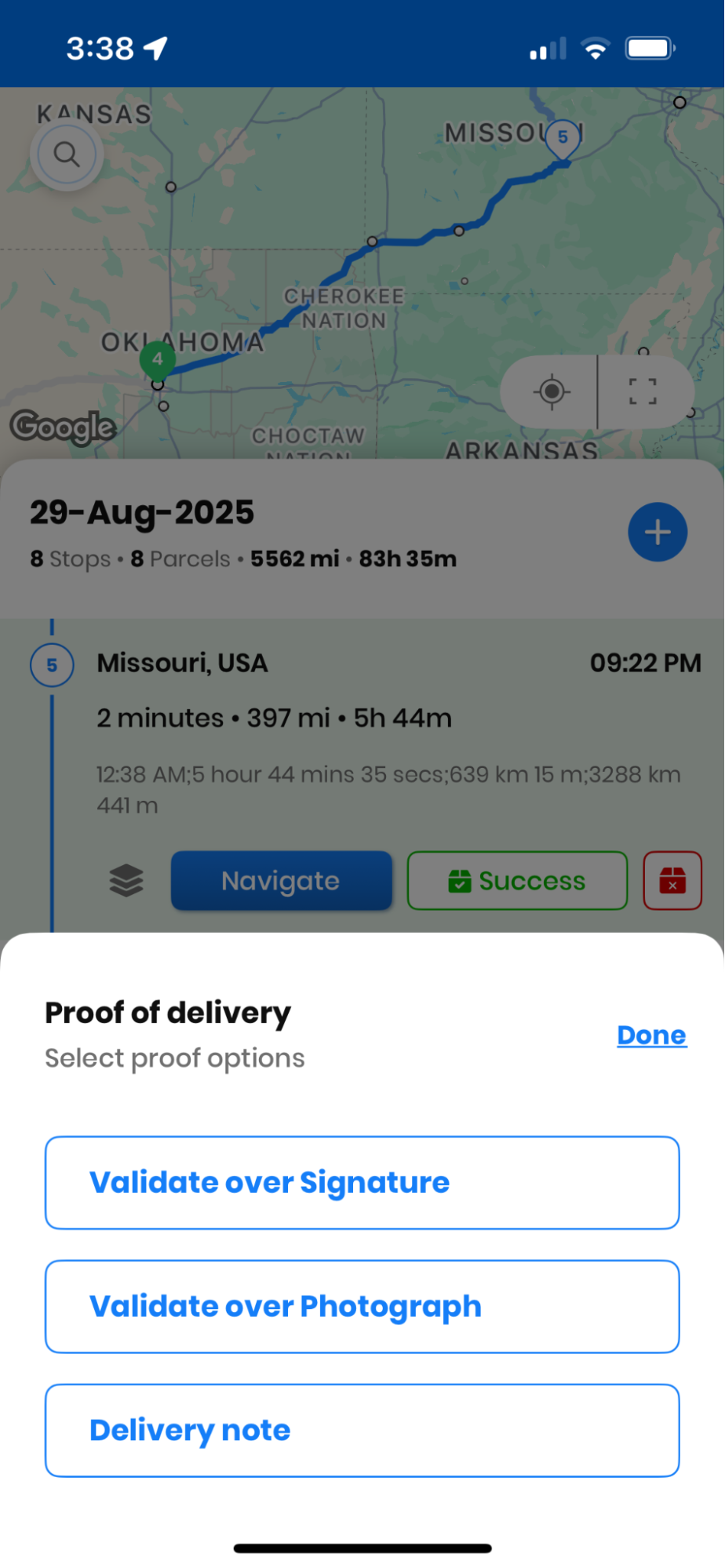 How to enable Proof of Delivery in the Zeo Route Planner, Zeo Route Planner