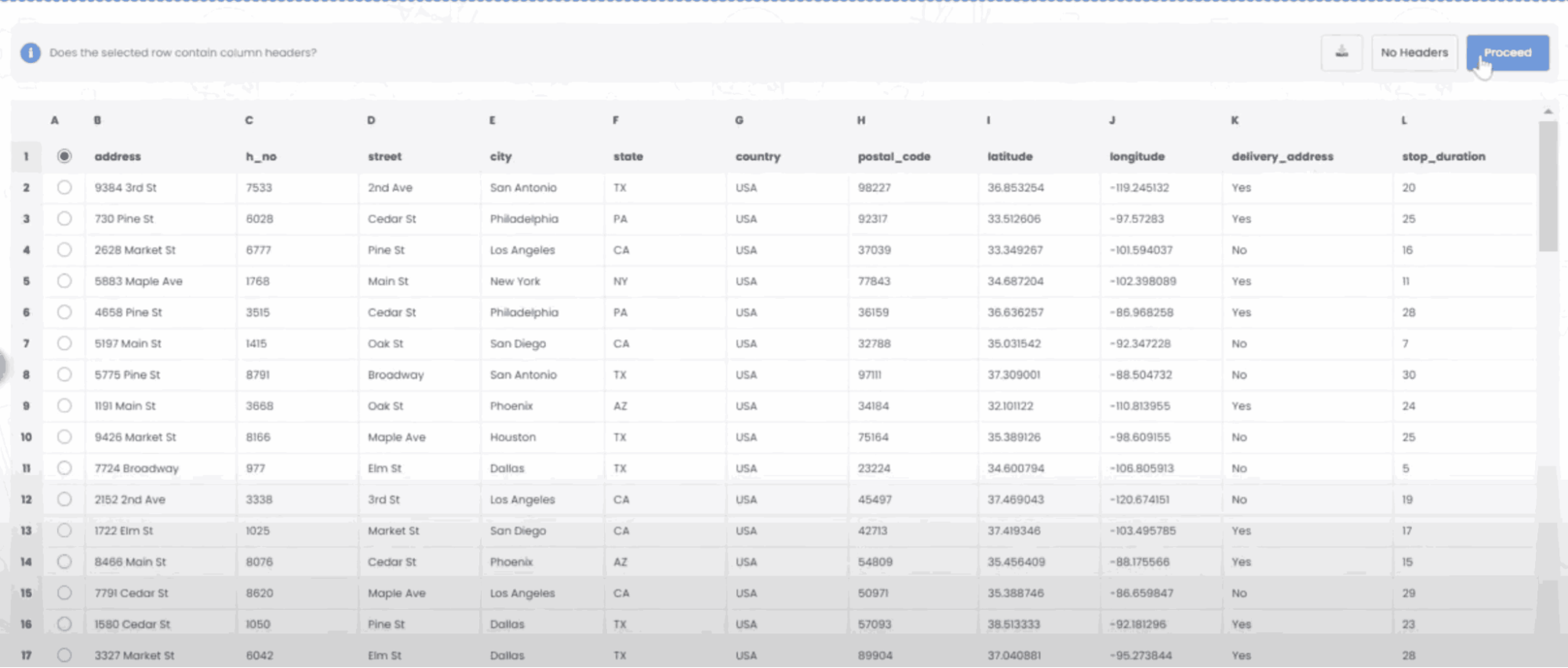 How To Import Excel in Zeo Route Planner, Zeo Route Planner