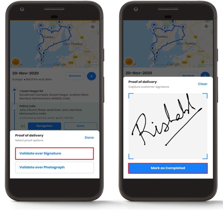 Cumu a prova elettronica di consegna vi pò aiutà in l'affidabilità di a vostra attività di consegna ?, Zeo Route Planner