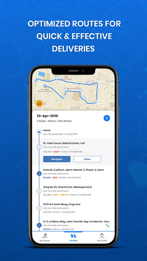 Training driver to navigate routes using Zeo Route Planner