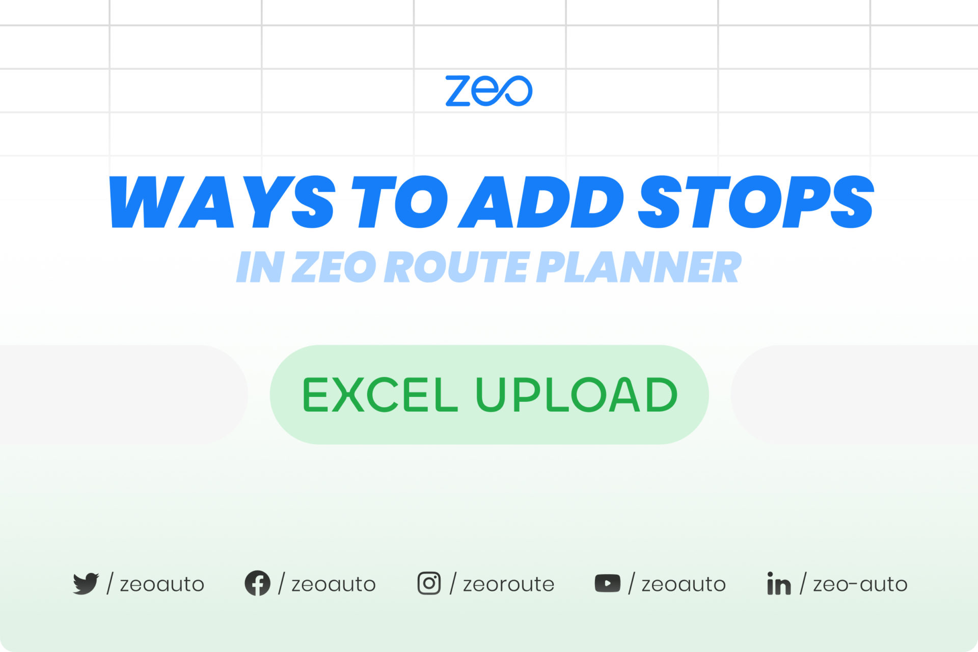 Add Stops Excel Uploads Blog 1, Zeo Route Planner