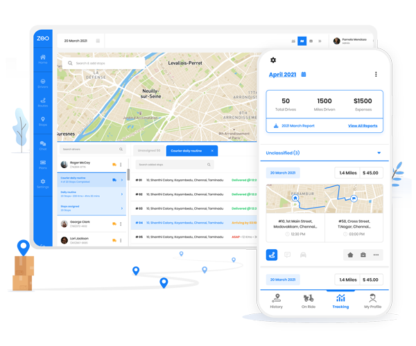 Webmobile@2x, Zeo Route Planner