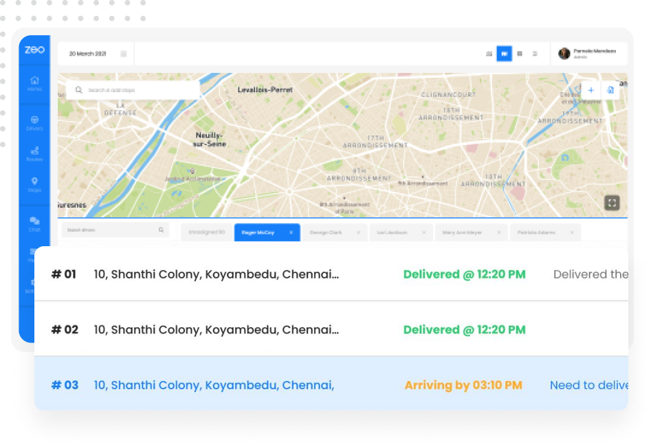 DriverAnalytics, Zeo Route Planner