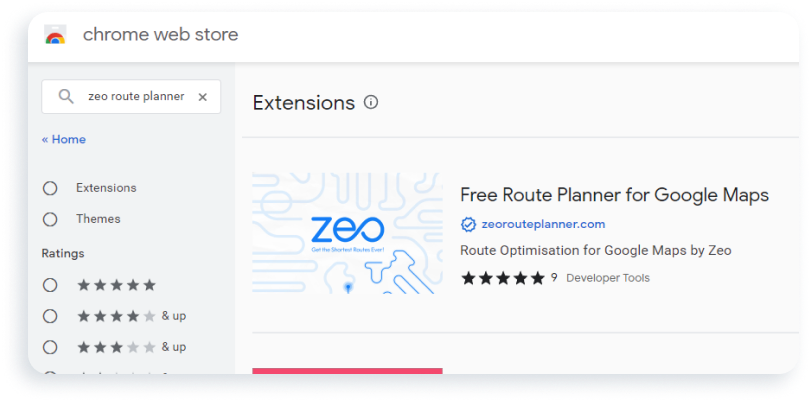 Features, Zeo Route Planner