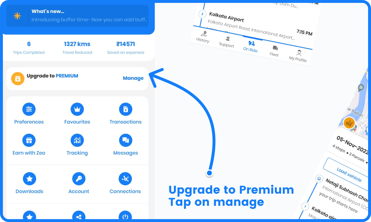 Manage Upgrade, Zeo Route Planner