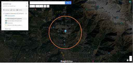 How to Draw a Radius on Google Maps with My Maps &#038; Circle Plot?, Zeo Route Planner