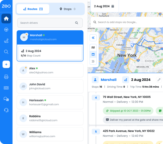 Created Route 1 2, Zeo Route Planner