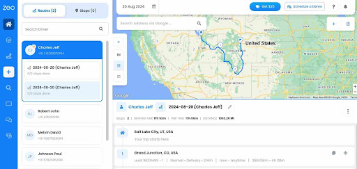 How to Track a Vehicle With Zeo&#8217;s Live Route Tracking?, Zeo Route Planner