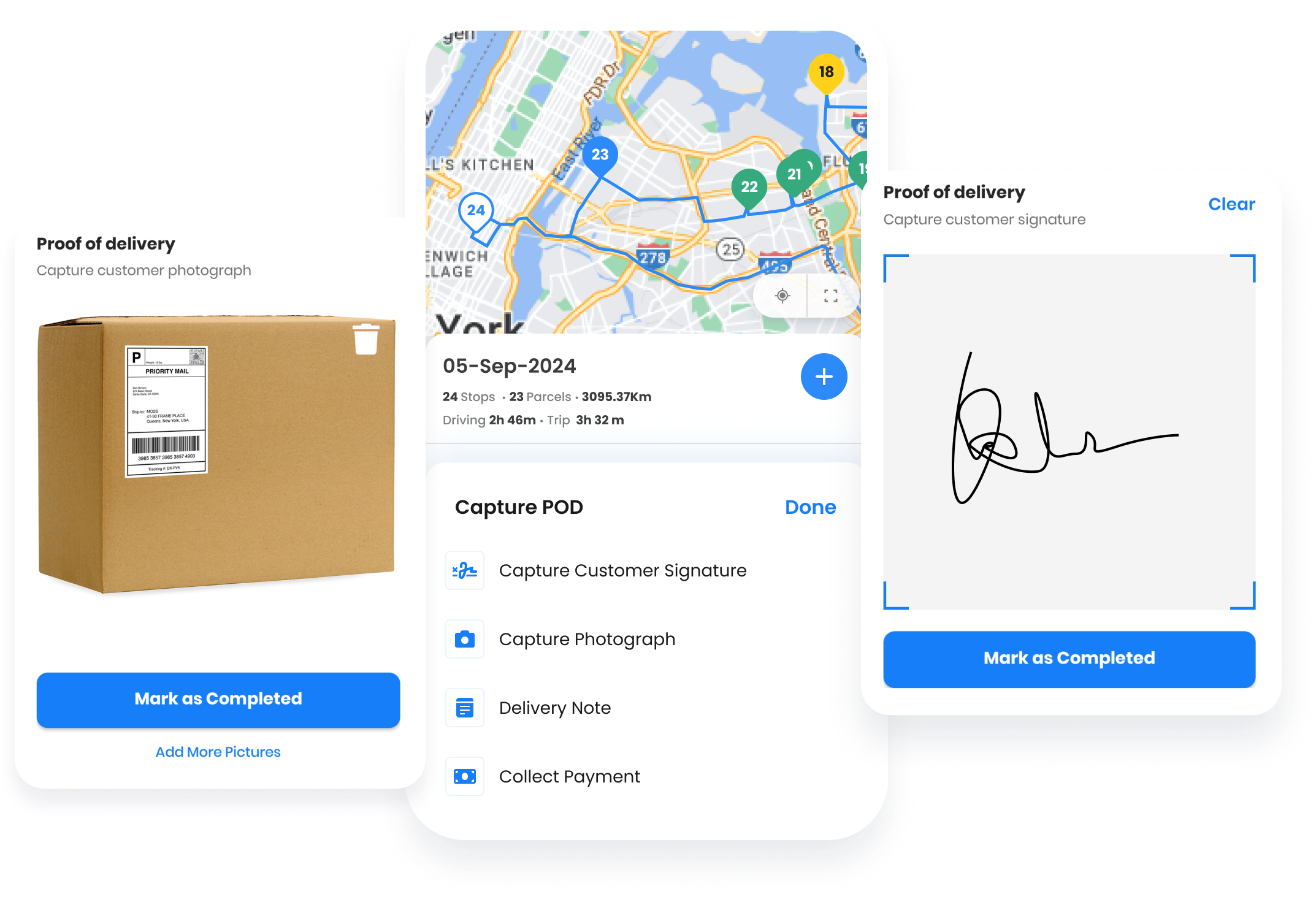 Collect proof of delivery, Zeo Route Planner