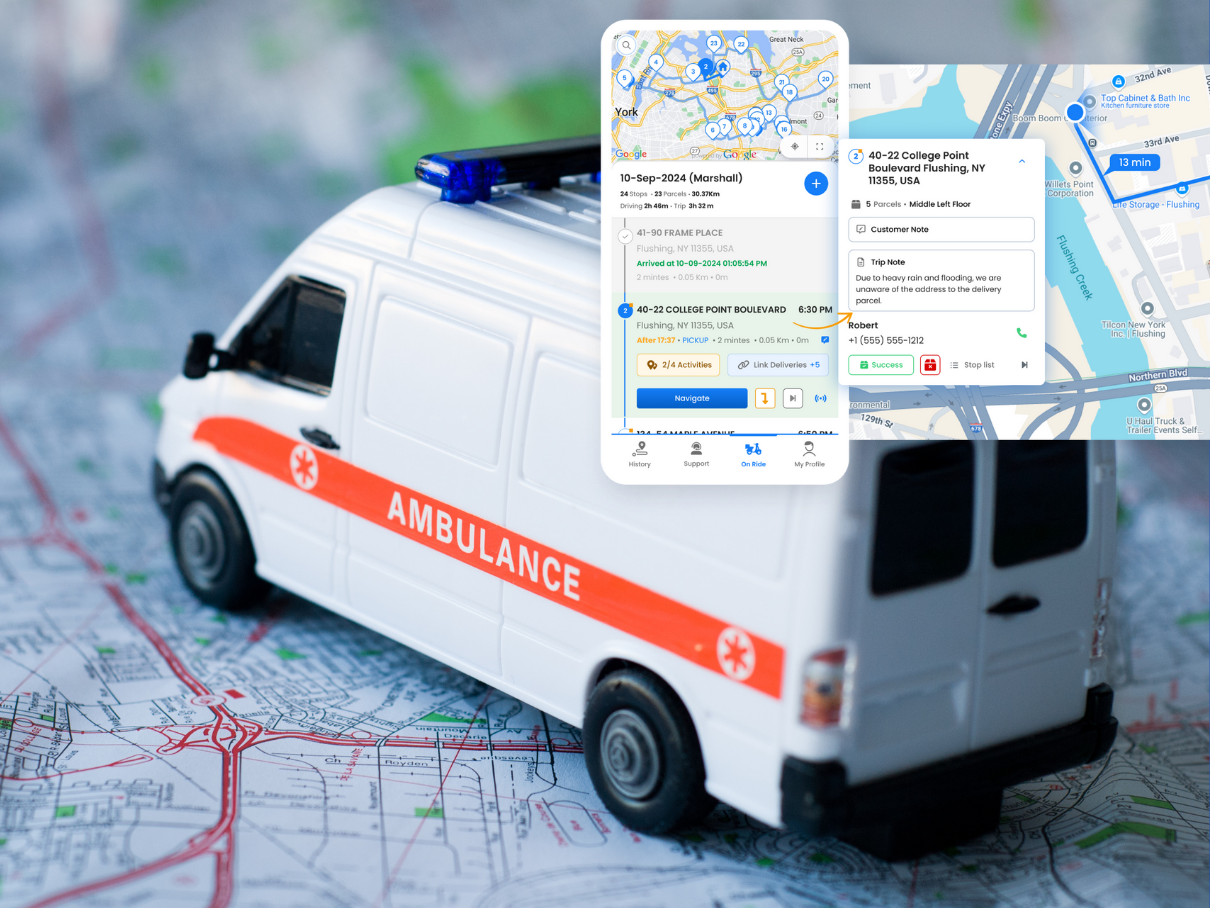 Ambulances Route Optimization