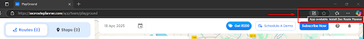 Install Zeo Route Planner as a Desktop App, Zeo Route Planner