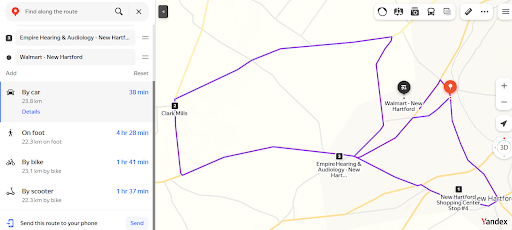 How to create routes on Yandex Maps?, Zeo Route Planner