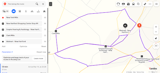 How to create routes on Yandex Maps?, Zeo Route Planner