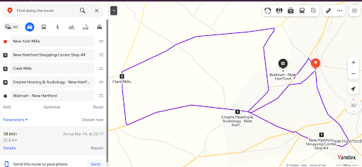 How to create routes on Yandex Maps?, Zeo Route Planner