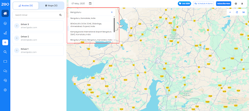 Build a Route Planner with Place Autocomplete and Routes API, Zeo Route Planner