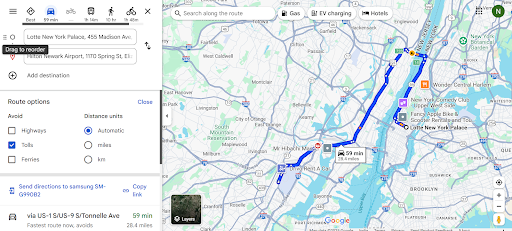How to Avoid Tolls Using Google Maps, Zeo Route Planner