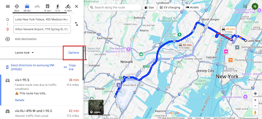 How to Avoid Tolls Using Google Maps, Zeo Route Planner