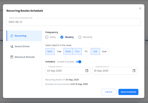 Zeo présente la fonctionnalité de planification d'itinéraires récurrents, Zeo Route Planner
