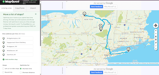 How to Optimize Multi-Stop Routes using MapQuest Route Planner, Zeo Route Planner