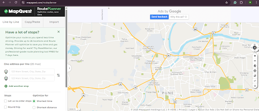 How to Optimize Multi-Stop Routes using MapQuest Route Planner, Zeo Route Planner