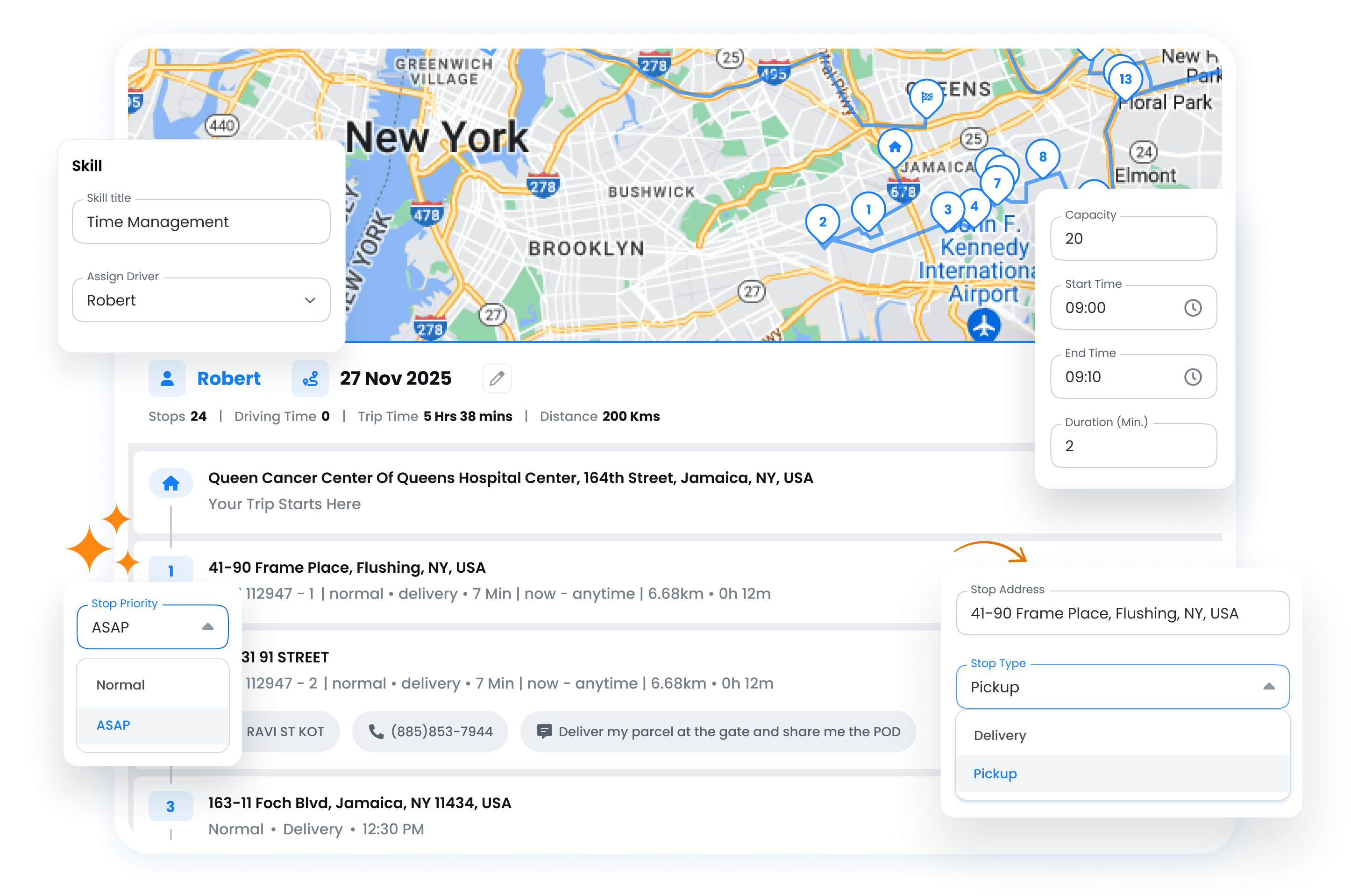 Asignación automática, Planificador de rutas Zeo