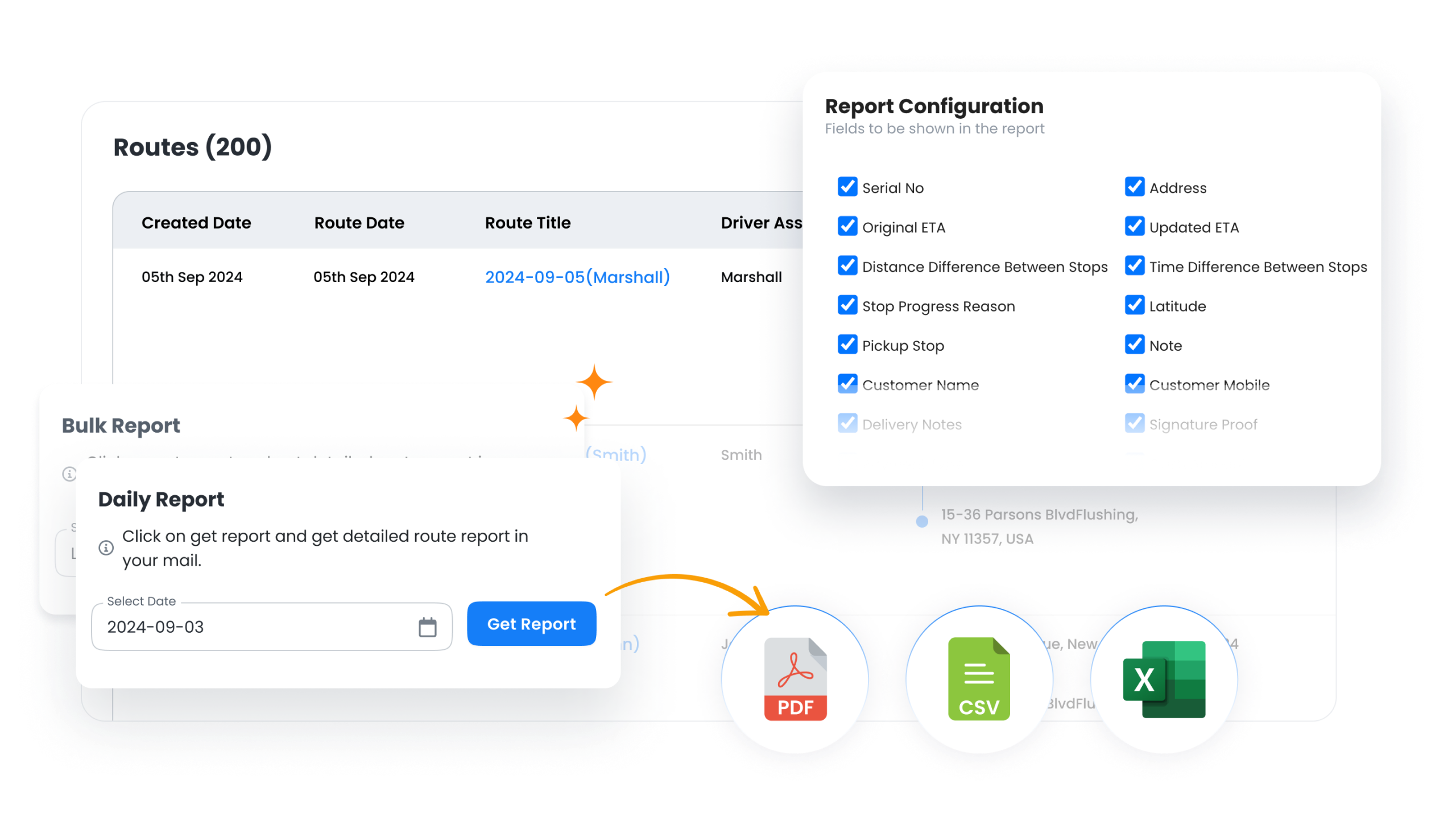 Hisobotlar va tahlillar, Zeo marshrut rejalashtiruvchisi