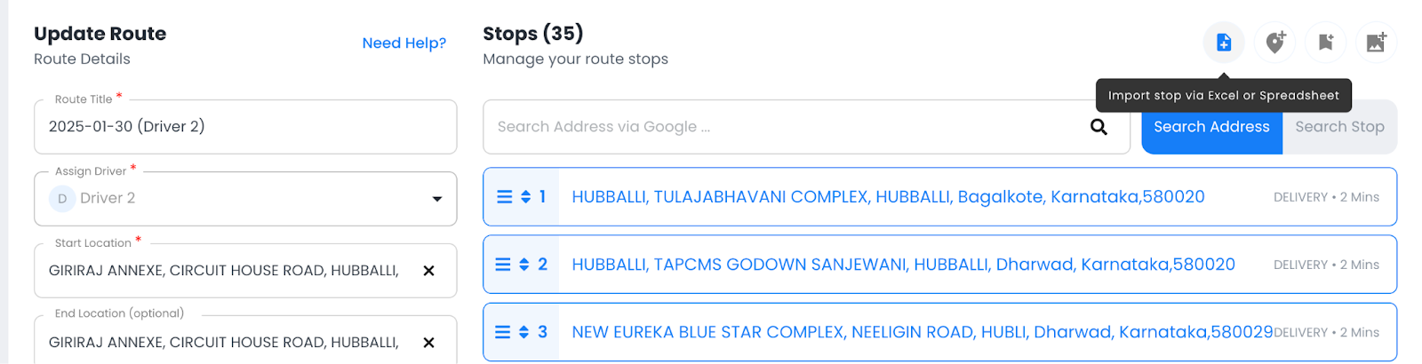 Wéi ee verlinkt Liwwerungen fir eng méi intelligent Streckenplanung an Zeo, Zeo Route Planner benotzt