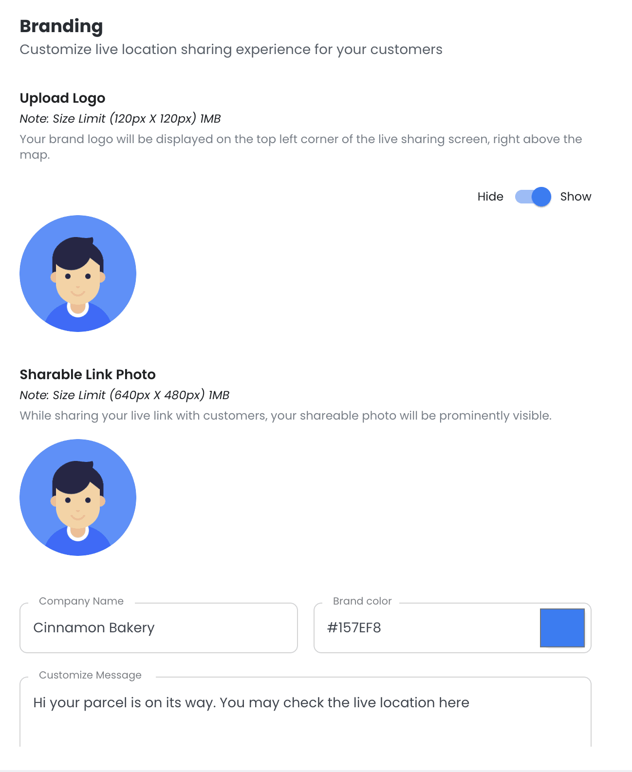 How to Send Delivery Intimations to Customers with your Branding?, Zeo Route Planner