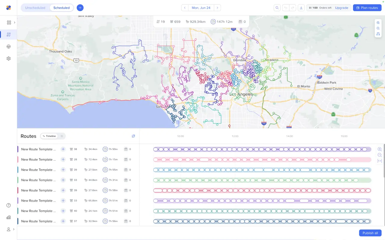 Il miglior software di pianificazione dei percorsi logistici per il 2026: Zeo Route Planner.